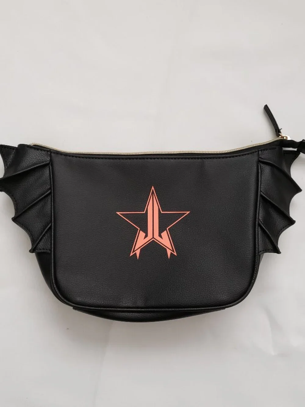 Jeffree Star black bat wing purse makeup bag Limited Edition